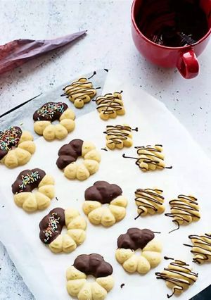 Foto di Biscotti con la spara biscotti: tutti con un solo impasto!