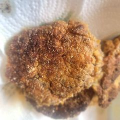 A picture of Fried Mackerel Patties.