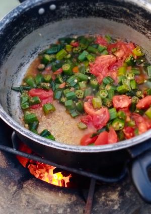 A picture of Tandoori Bhindi.