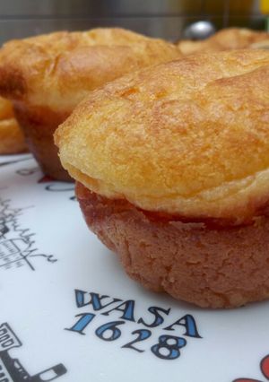 Una foto de Pan de yuca en licuadora