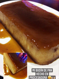 Una foto de Budín de pan en licuadora