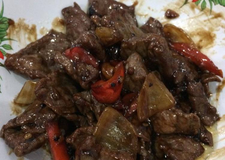 Sapi Lada Hitam Instan