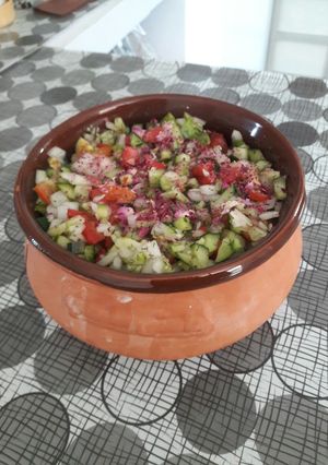 عکسی از دستور سالاد شیرازی