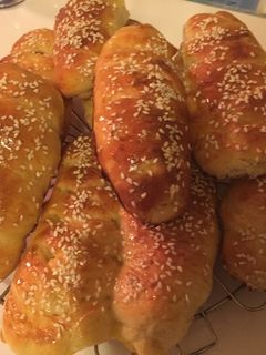 Hình của món Bánh mì xúc xích.