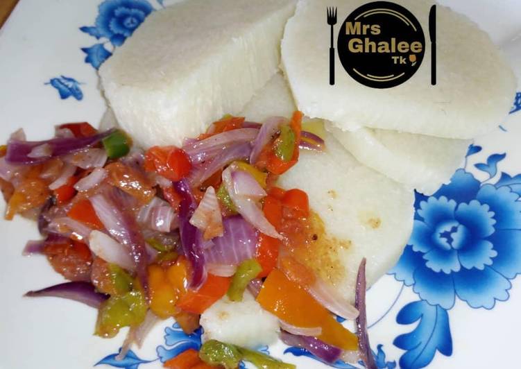 Step-by-Step Guide to Prepare Any-night-of-the-week Boil yam with sauce