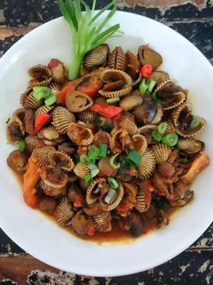 Foto resep Kerang Dara saus Padang