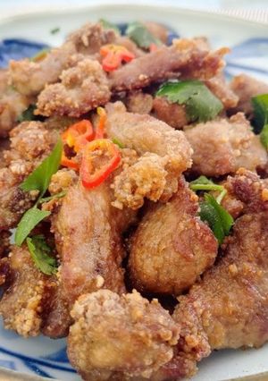 A picture of Five Spices Salt and Pepper Pork.