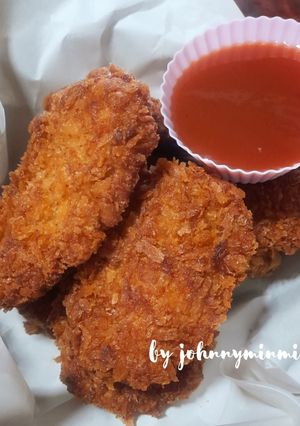 รูปของ อกไก่สับทอด
