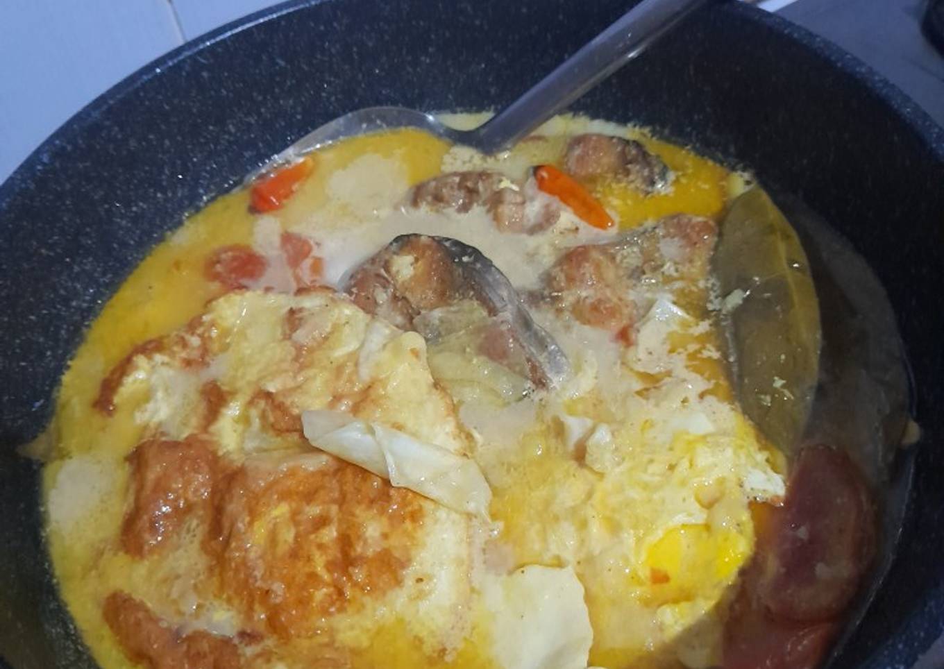 Mangut Patin (tambah telur)