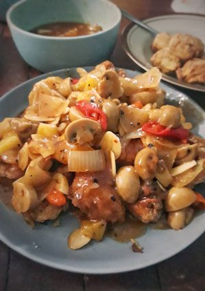 Foto resep 17. Ayam krispi asam pedas