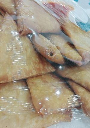 عکسی از دستور سمبوسه سیب زمینی