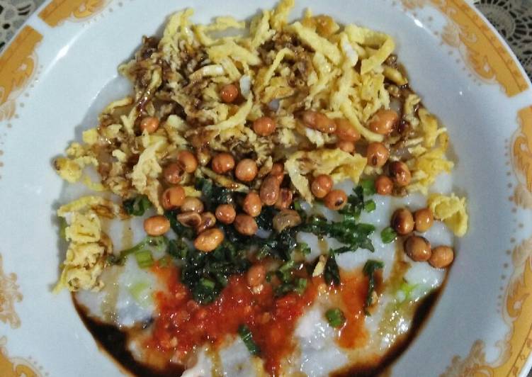 Resep Baru Bubur ayam dari nasi magicom Yummy Mantul