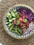 Poke bowl de atún fresco