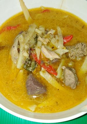 รูปของ แกงเขียวหวานหน่อไม้ไก่
