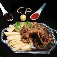 A picture of Fried Mutton Chops.