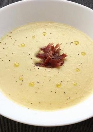 Una foto de Crema de calçots
