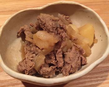 Popular Cuisine Nikujaga beef  potato  simple way can make Gluten Free Yummy