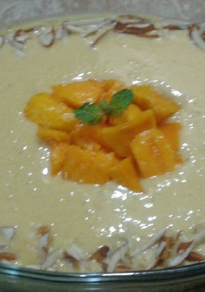 A picture of Mango Kheer.