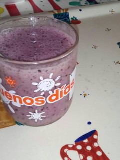 Una foto de Batido de arándanos ❄