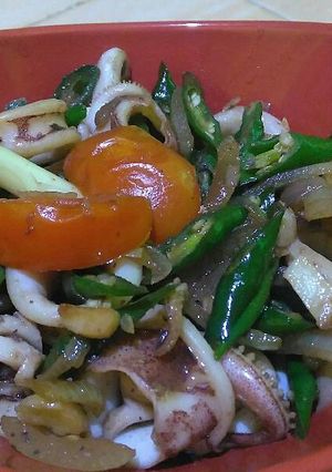 Foto resep Cumi cabe ijo