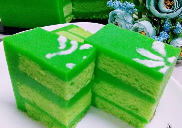 Cara Memasak ♡♡pandan layer cake♡♡ yang Mudah