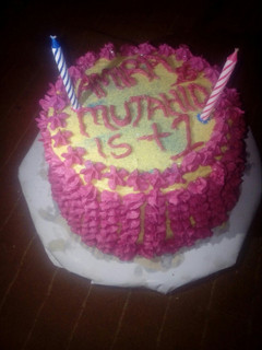 A picture of Birthday cake#team6cake.