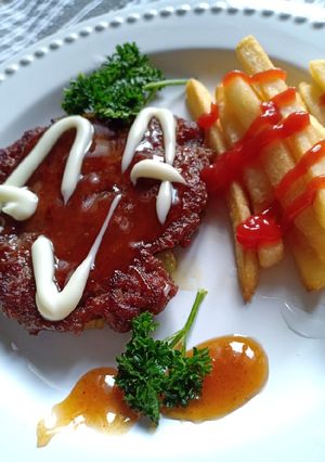 Foto resep Daging burger by me 🍔