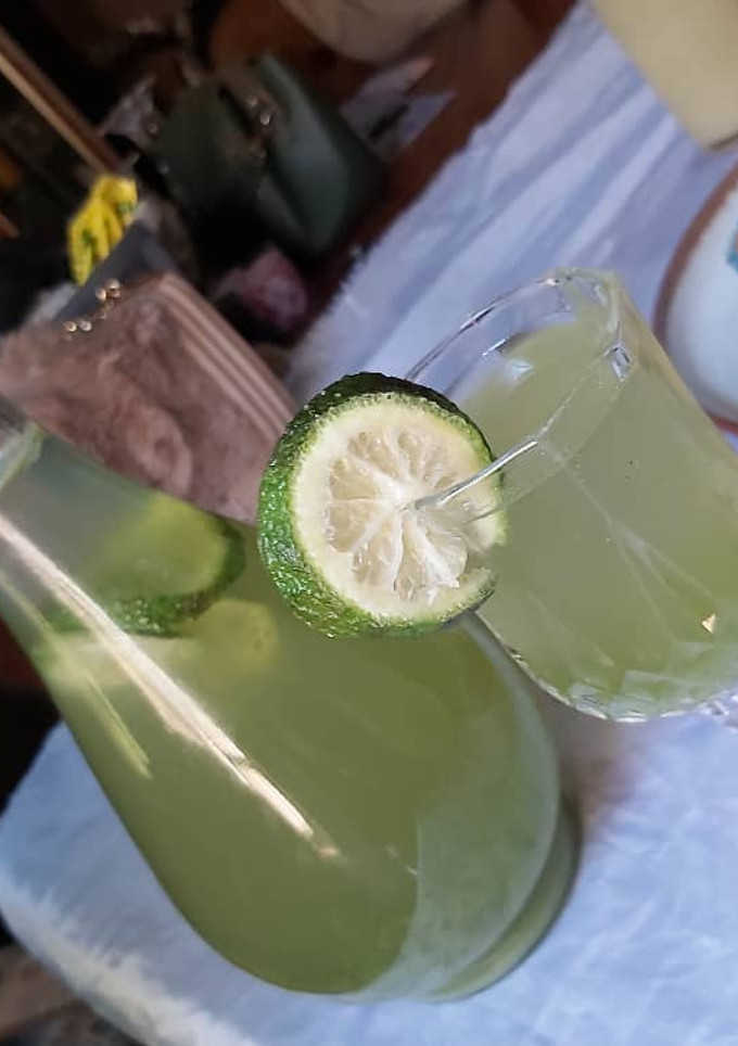 A picture of Cucumber lemonade 🥒.