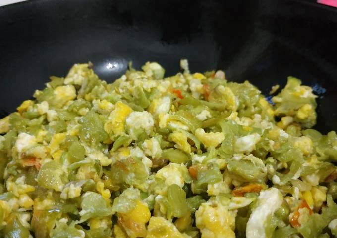 Resep: Tumis Pare Telur (Ga Pahit) Gampang