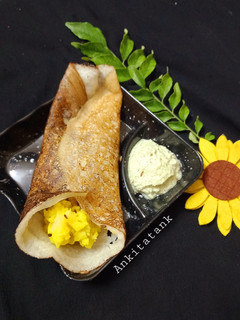 ફરાળી મસાલા ઢોસા (Farali Masala Dosa Recipe In Gujarati) રેસીપી મુખ્ય ફોટો