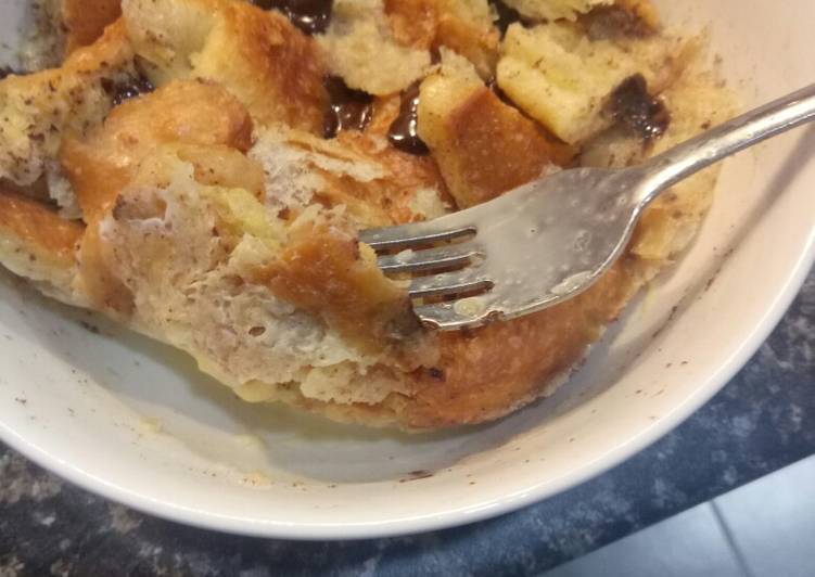 Microwave french toast aka pudding roti breadtalk