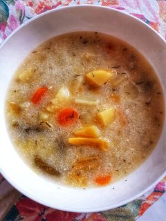 Kapros zöldbableves recept fotója