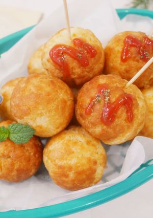 電烤盤「迷你炸熱狗」三種材料簡單做!! 的食譜成品照片
