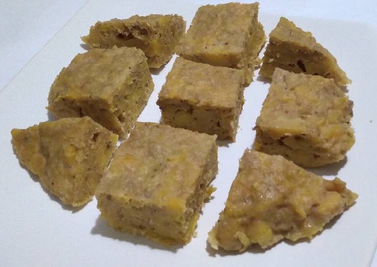 Resep 03. Bolu pisang tanduk oat kukus yang Lezat Sekali