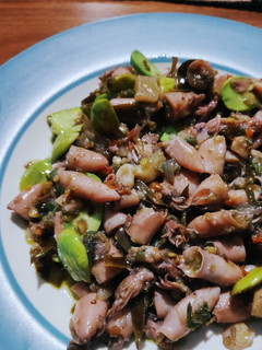 Foto resep Sambal cumi asin dengan petai