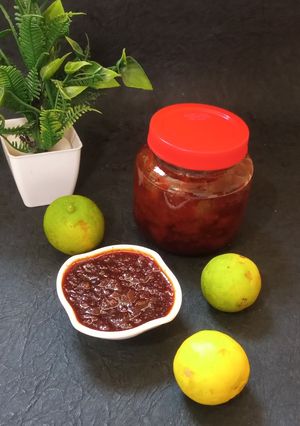 नींबू का चुंदा (Nimbu ka chunda recipe in Hindi) रेसिपी मुख्य फोटो