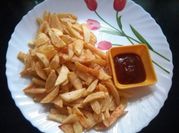 A picture of crunchy french fries