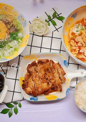 A picture of Our Family Meal.