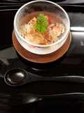 Strawberry topped with Honey Jelly Brandy