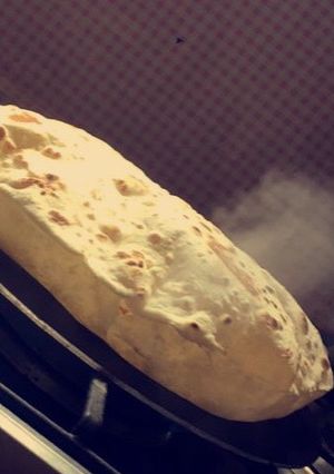 صورة لوصفة خبز الصاج