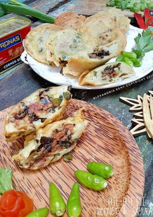 Foto resep Ote-ote porong isi kornet & sayuran