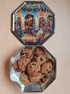 Una foto de Galletas de avena y pasas