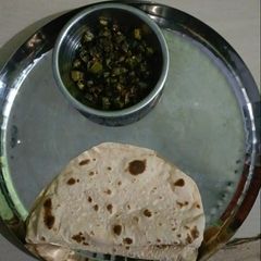 Bhindi ki sabji A picture of Bhindi ki sabji.