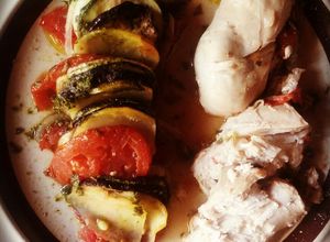 Una foto de Ratatouille...exquisito