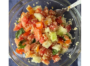 Foto di Cous cous leggero tipo panzanella 🍅🥒