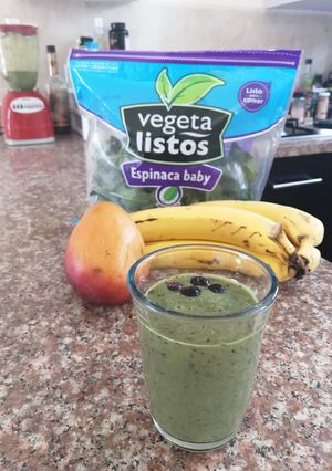 Una foto de Smoothie verde