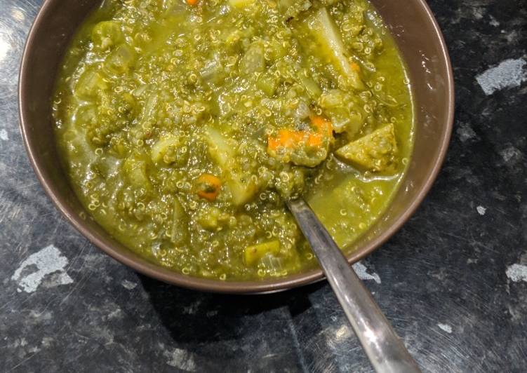 Fresh Quinoa Minestrone &#34;Soup&#34;