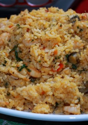 Una foto de Arroz con mariscos
