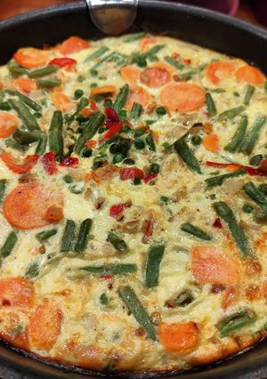 Une photo de Tortilla aux légumes