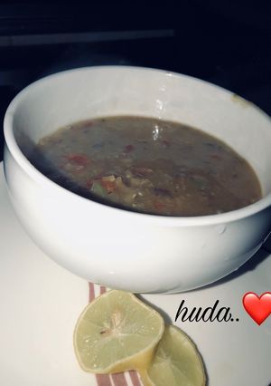 صورة لوصفة ايدام عدس..❤️